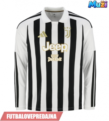Lacne Muži Futbalové dres Juventus 2026-27 Dlhy Rukáv - Domáci